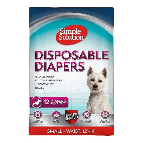 Simple and Reliable Disposable Diapers for Small Female Dogs