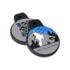 Simple and Secure Silicone Dog Tag with Dual Layer Microchip Protection