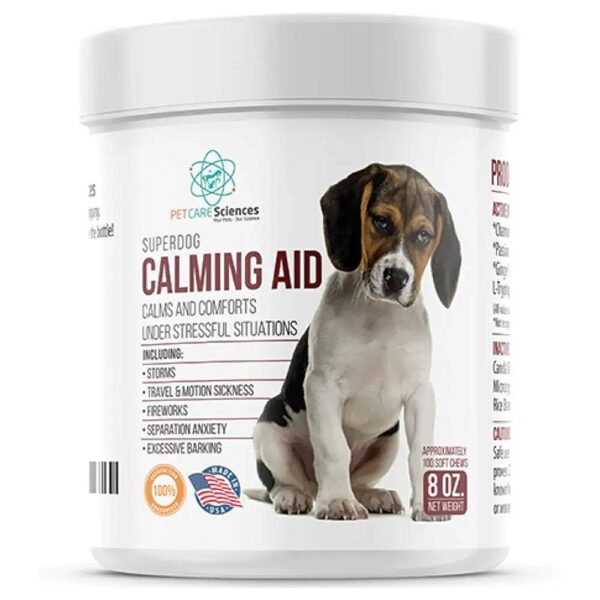 Simple-to-Use Dog Calming Treats for Anxiety Relief Made in USA