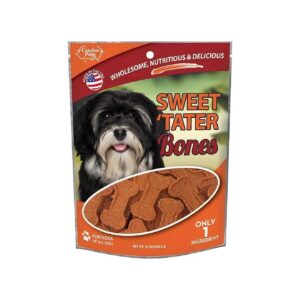 Single Ingredient Sweet Potato Treats for Adult Dogs, 12 Ounces, Resalable Pouch