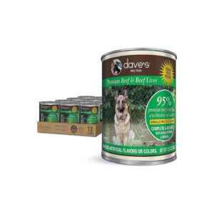 Single Source Protein Beef Wet Dog Food for Adult Dogs with Limited Ingredients