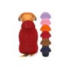 Six Colorful Dog Hoodies with Hat for Small Breeds Chihuahua XXS Winter Clothing