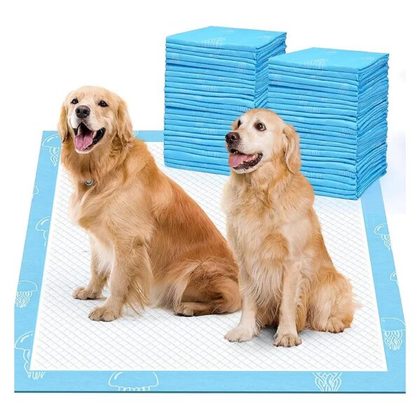 Six-Layer Design Marine Scented Dog Training Pads for Maximum Absorbency and Dryness