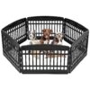 Six-Panel Pet Playpen for Small Dogs and Puppies with Secure and Easy Setup