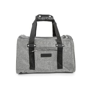 Sized Pet Carrier for Small Dogs and Cats with Airline-Approved Design and Spring Frame