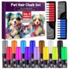 Sized Pet Hair Dye Crayons for Easy Application and Simple Styling