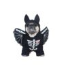 Skeleton Dog Bat Costume with Wings Funny Halloween Pet Clothing