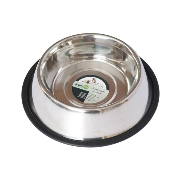 Skid Pet Food Bowl 96 oz Rust Free Stainless Steel Dishwasher Safe