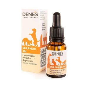 Skin Irritation Relief for Furry Companion with Sulphur 30c