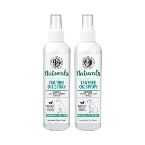 Skin and Coat Relief Spray with Tea Tree and Chamomile Oil and Extracts