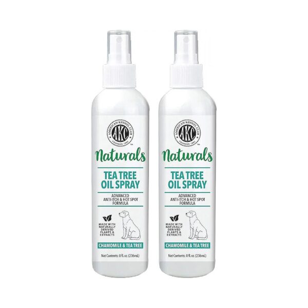 Skin and Coat Relief Spray with Tea Tree and Chamomile Oil and Extracts