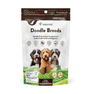 Skin, and Digestive Health in Doodle Breeds with Omega-3, Probiotic, and Prebiotic