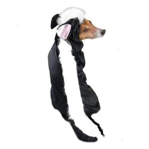 Skunk-Themed Dog Costume for Small Dogs up to 12 Inches Long