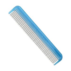 Sky Blue Rotating Pet Comb with Silky Smooth Teeth for Easy Mat Removal