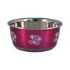 Sleek and Durable Metal Dog Feeding Bowl for Home Use with Easy Maintenance