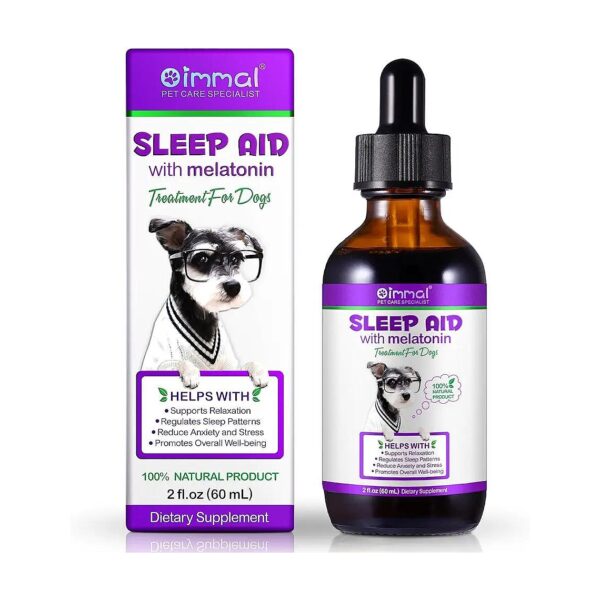 Sleep Aids for Dogs with Melatonin and Herbal Ingredients for Reduced Anxiety and Stress