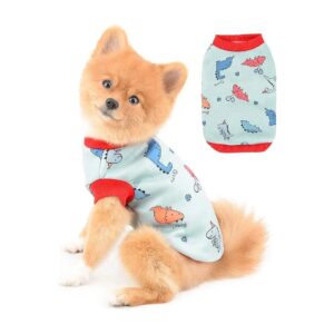 Sleeveless Pullover Dog Cat Pajamas Soft Fleece Warm Winter Coat for Small Pets