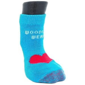 Slip, Breathable Dog Socks with Red Heart for Senior and Disabled Pets