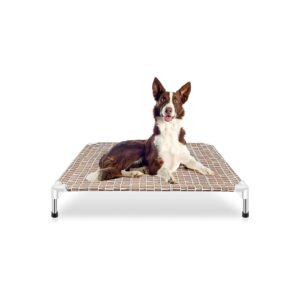 Slip Dog Bed with Soft Cotton Cover and Breathable Fabric for Relieving Joint Pressure