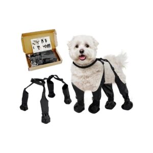 Slip Dog Boots for Small to Medium Dogs - Adjustable and Comfortable for Outdoor Walking