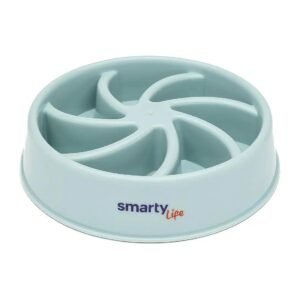 Slip Dog Food Bowl with Windmill-Shaped Pattern for Healthy Eating Habits