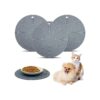 Slip Silicone Pet Food Mat for Medium Small Cats and Dogs