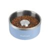 Slip Stainless Steel Slow Feeder Dog Bowl for Large Medium Small Breed Dogs