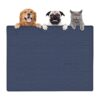 Slip and Waterproof Silicone Pet Food and Water Bowl Mat for Floors