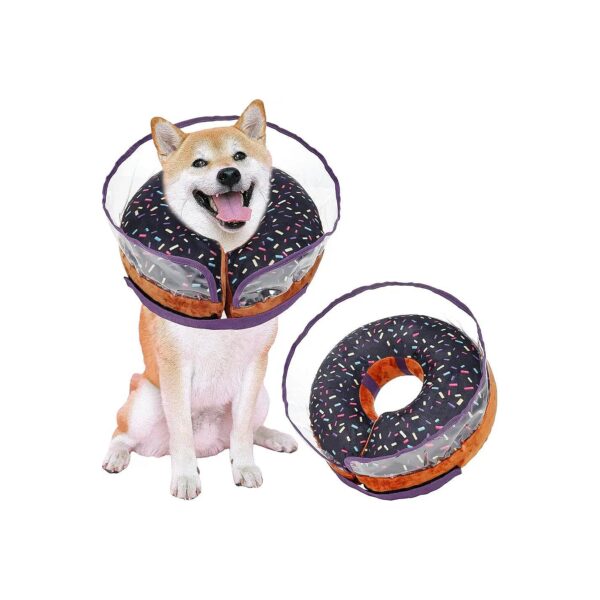 Slipped Design and Detachable Anti-Licking Baffle for Large Dogs