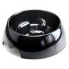 Slow Down Eating with This 400ml Black Pet Peddy Anti-Gulping Dog Slow Feeder Bowl