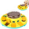 Slow Down Feeding Puzzle Toys for Dogs with 2 Levels of Difficulty and Treat Dispensing