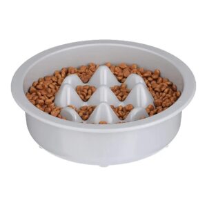 Slow Down Pet Eating With 9-peak Food Bowl for Cats and Dogs