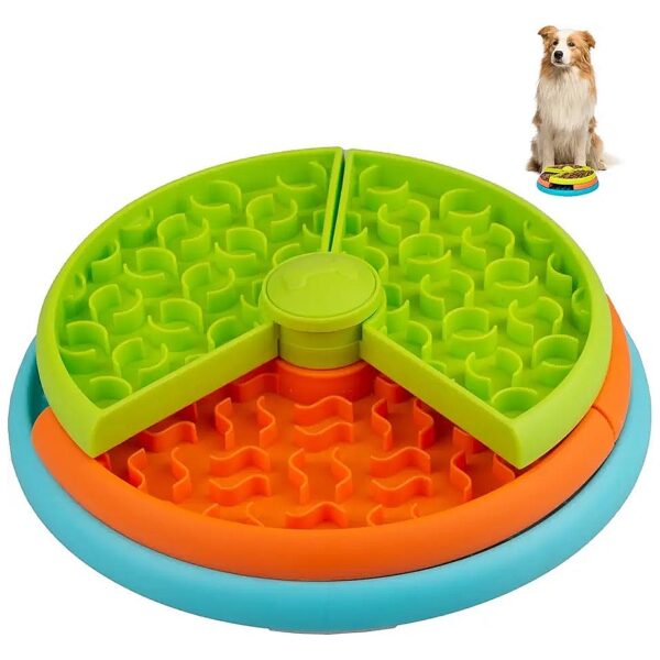 Slow Feeder Dog Bowl 3 Levels for Small Medium and Large Dogs Pet Care