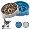 Slow Feeder Dog Bowls Made of BPA Free Material for Puppy and Small Dogs