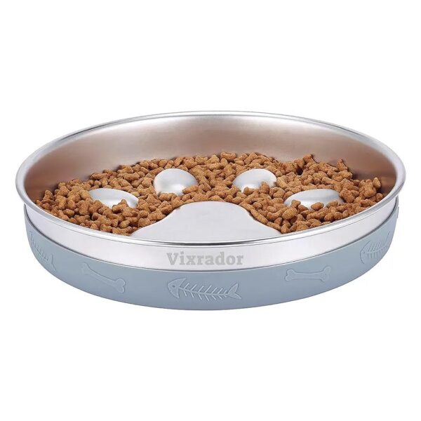 Slow Feeder Dog Bowls with Adjustable Handles for Small to Large Breeds