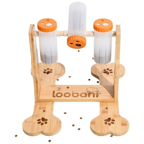 Slow Feeder Dog Toys with Adjustable Height and 8-Cup Capacity for Healthy Eating Habits