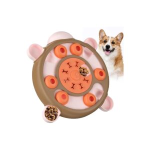 Slow-Feeding Dog Treat Dispenser Puzzle Toy for Healthy Digestion and Happy Dogs