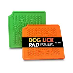 Slow Feeding Lick Mat for Small to Medium Sized Dogs with Easy to Use Cornered Edges