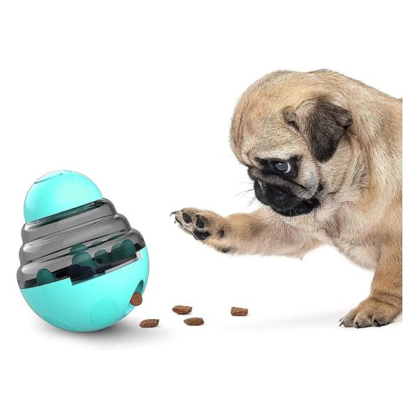 Slow Food Dispensing Treat Ball for Healthy Dog Exercise and Entertainment