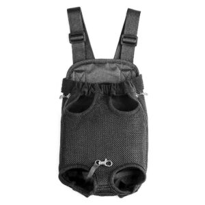 Small Adjustable Pet Backpack Carrier with Front Pack Design for Dog