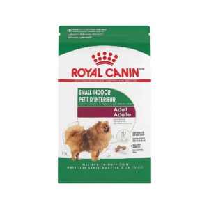 Small Adult Dry Dog Food for Indoor Breeds with Healthy Coat and Digestive Support