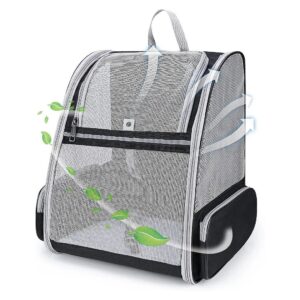 Small Animals Backpack Carrier with Ventilated Mesh for Long Trips and Comfort on the Go