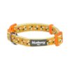 Small Bees Pattern Dog Collar Polyester Adjustable Buckle 12-16