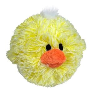 Small Beige Squeaky Chick Toy for All Breed Size Dogs