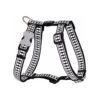 Small Black Dog Harness with Improved Comfort and Reflective Safety