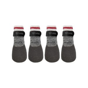 Small Black Rubber Dipped Socks with Textured Sole for Protection from Water and Dirt