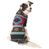 Small Black Sheep Wool Dog Sweaters with Organic Plant Dye