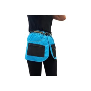 Small Blue Dog Training Belt with Multiple Pockets for Agility Training and Play