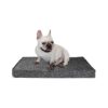 Small Breed Chew Proof Dog Bed with Memory Foam Orthopedic Cooling Waterproof Dark Grey