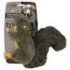 Small Breed Dog Classic Squirrel Plush Toy for Gentle Play